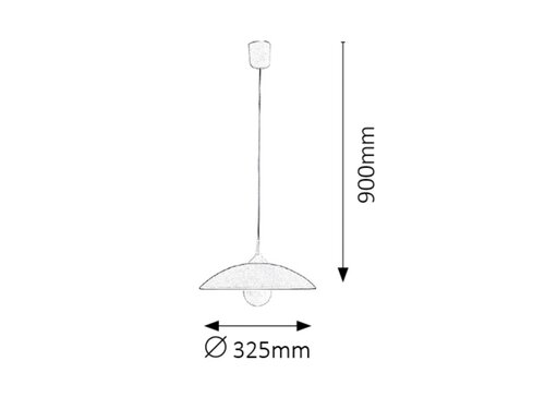 1407 Cupola range Hagyományos bordó Függeszték