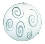 1822 Spiral Hagyományos átlátszó Mennyezeti lámpa