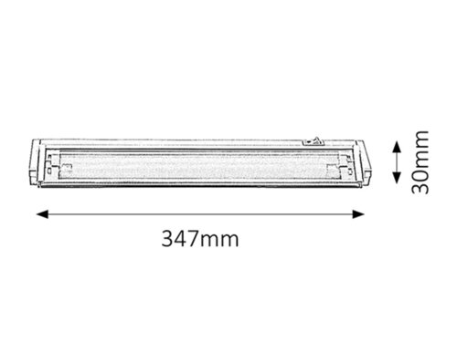 2361 Easy Light Funkcionális Fehér Pultmegvilágító Lámpa