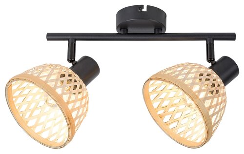 3134 Rattan Indusztriális natúr Spotlámpa