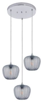 3178 Monet Modern füstszínű üveg Függeszték