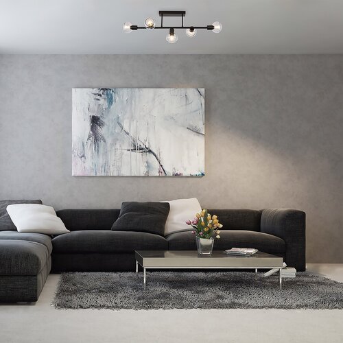 3296 Sullivan Modern füstszínű üveg Mennyezeti lámpa