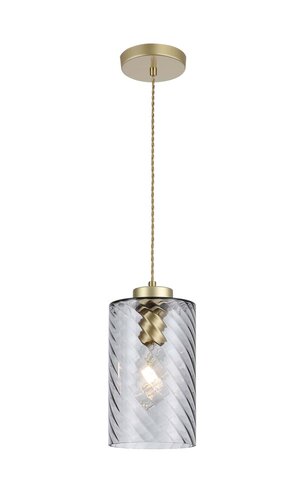 5228 Sheila Modern füstszínű üveg Függeszték