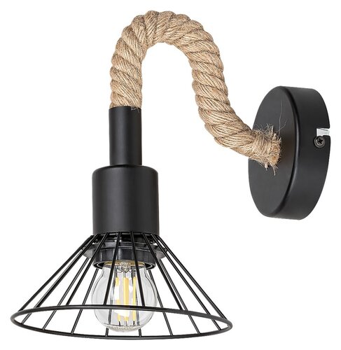 5270 Daryl Indusztriális fekete Fali lámpa
