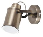 5981 Peter Indusztriális Antik Bronz Spotlámpa