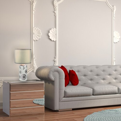 6029 Ginger Modern szürke Asztali lámpa