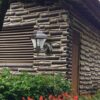 8397 Toscana Klasszikus átlátszó Kültéri fali lámpa