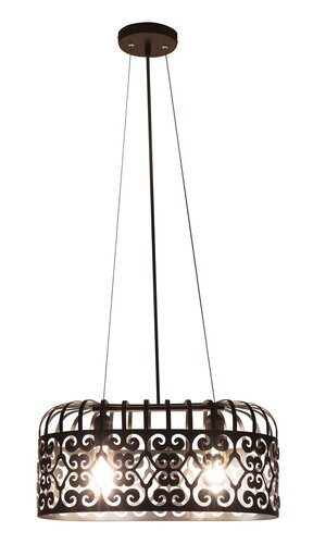 2157 Alessandra Vintage/ Romantikus fekete Függeszték
