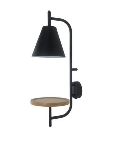 71293 Azome Modern matt fekete Fali lámpa