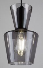 72163 Abra Modern füstszínű üveg Függeszték