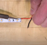 Kéteres színes vezeték / 0,35 mm2 kábel egyszínû LED szalag szereléshez.