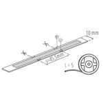 LCOB 14W/M 24V IP00-NW LED SZALAG