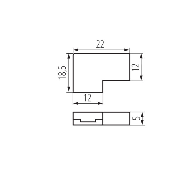 Összekötő LED szalagokhoz KANLUX CON P 10