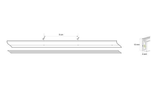 LED Neon Flex 3Y 4x10 140 LED/m 12W/m 24V SÁRGA