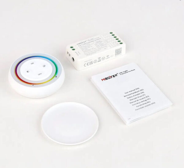 MiBoxer 3 az 1-ben RGB / RGBW / RGB+CCT Smart LED Vezérlõ DC12-24V 12A Fehér