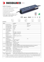 NOBUKO B Series 12V 200W IP67 Kültéri Led Tápegység