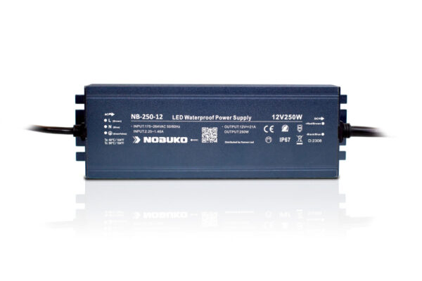 NOBUKO B Series 12V 250W IP67 Kültéri Led Tápegység