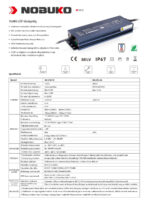 NOBUKO B Series 24V 250W IP67 Kültéri Led Tápegység