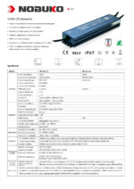 NOBUKO B Series 24V 400W IP67 Kültéri Led Tápegység