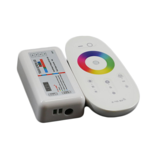 MiBoxer RGB LED Vezérlõ DC12-24V 10A Fehér Touch Távirányítóval