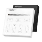 MiBoxer Dimmer Single Color LED 4 Zónás Smart Panel Távirányító Fekete