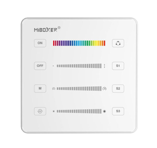 MiBoxer SPI digitális LED szalag fali távirányító - fehér