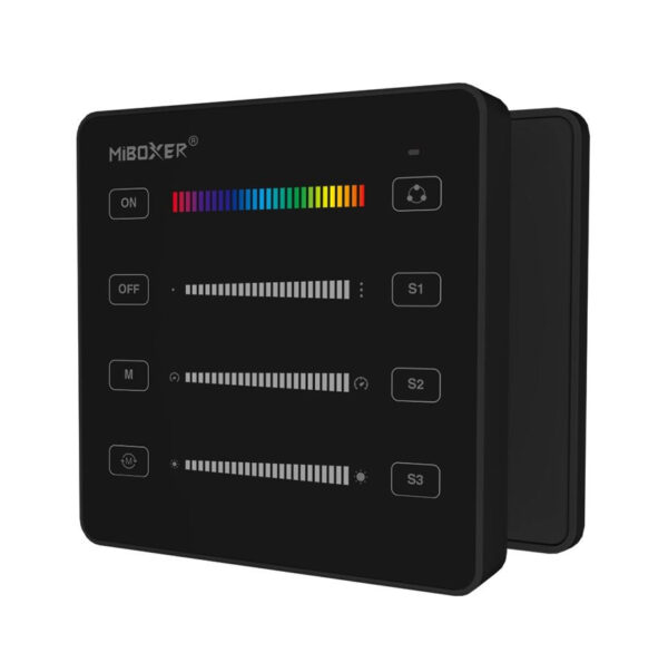 MiBoxer SPI digitális LED szalag fali távirányító - fekete