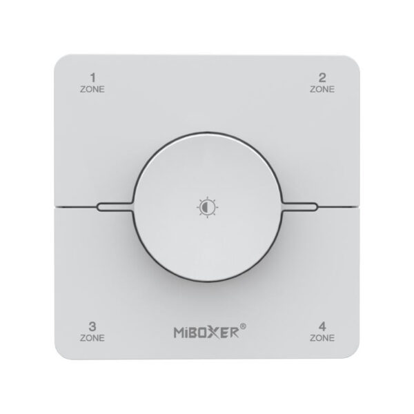 MiBoxer 4 zónás Dimmer+CCT Fali Távirányító Fehér