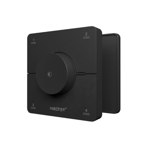 MiBoxer 4 zónás Dimmer+CCT Fali Távirányító Fekete