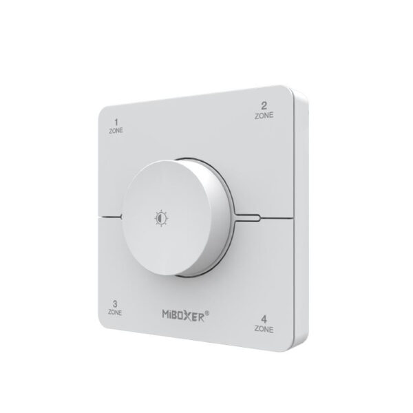 MiBoxer 4 zónás Dimmer+CCT Fali Távirányító Fehér