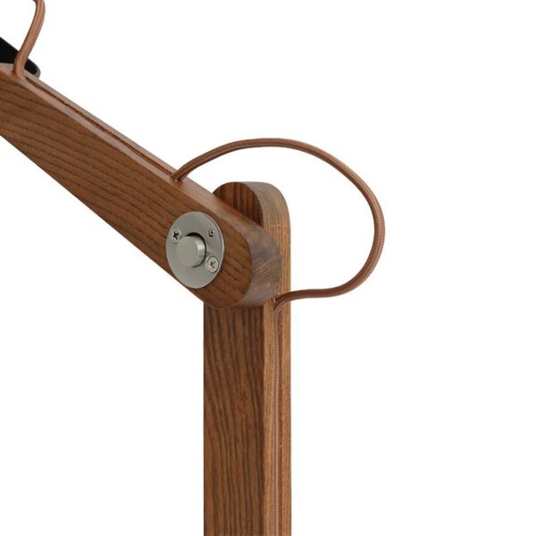 Asztali lámpa tömör fa E27 / 60W - WRE151