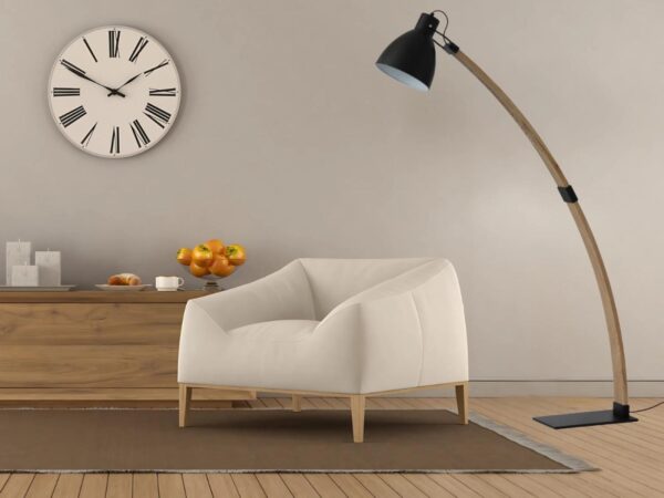 Állólámpa tömör fa E27 / 60W - WRE162