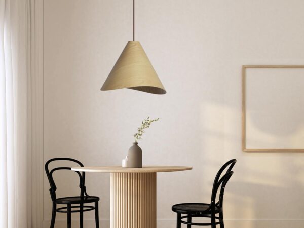 Tömör fa lámpa E27 / 450 - WRE012