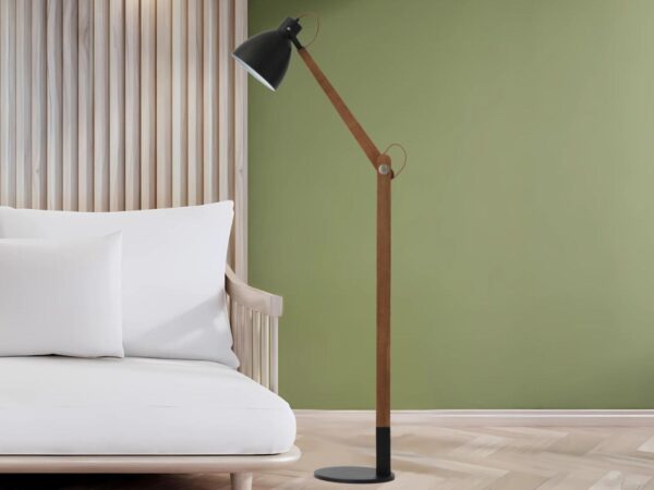 Állólámpa tömör fa E27 / 60W - WRE152