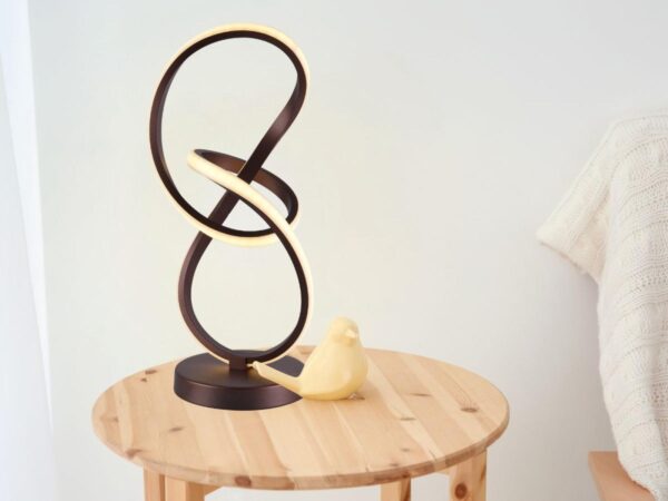 LED dizájn asztali lámpa 28W - JT1302/BR