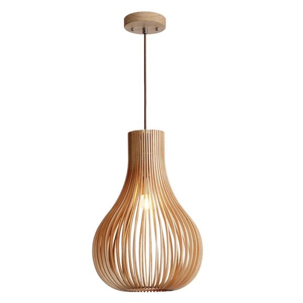 Tömör fa lámpa E27 / 380 - WRE082