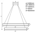 LED világítás + vezérlés 140W - J4339/B