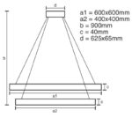 LED világítás + vezérlés 90W - J4321/B