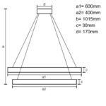 LED világítás + vezérlés 100W - J7309/W