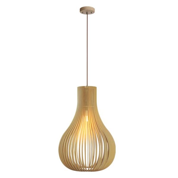 Tömör fa lámpa E27 / 380 - WRE082