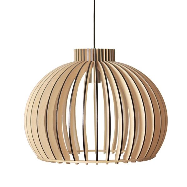 Tömör fa lámpa E27 / 450 - WRE142