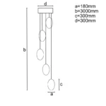 LED világítás + vezérlés 70W - J4349/BR