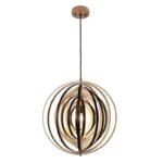 Tömör fa lámpa E27 / 500 - WRE072