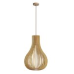 Tömör fa lámpa E27 / 380 - WRE082