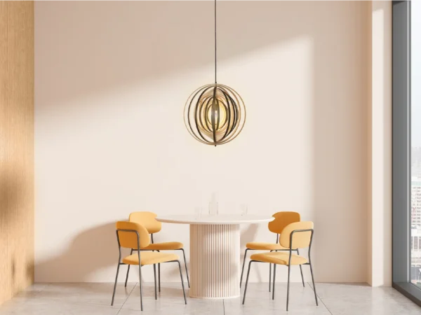 Tömör fa lámpa E27 / 590 - WRE073