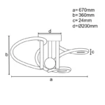 LED világítás + vezérlés 80W - J3334/GCH