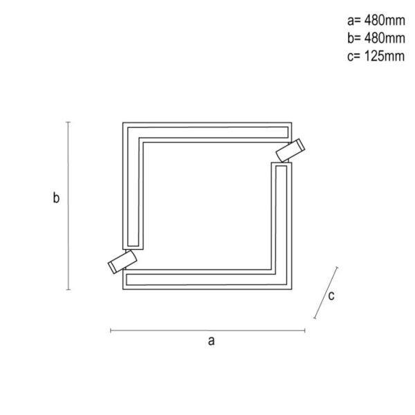 LED mennyezeti lámpa + távvezérlõ 80W - TA1319/WB