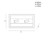 LED mennyezeti lámpa + távvezérlõ 50W - TA1332/B