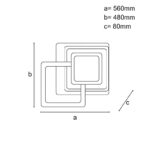LED világítás + vezérlés 105W - J1339/W