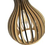 Tömör fa lámpa E27 / 200 - WRE111